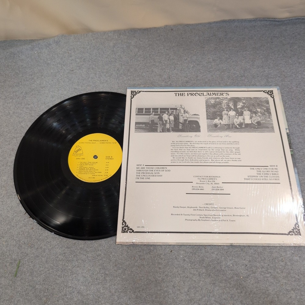 The Proclaimers Something Old Something New Gospel Vinyl LP SRS1292 - Picture 2 of 2